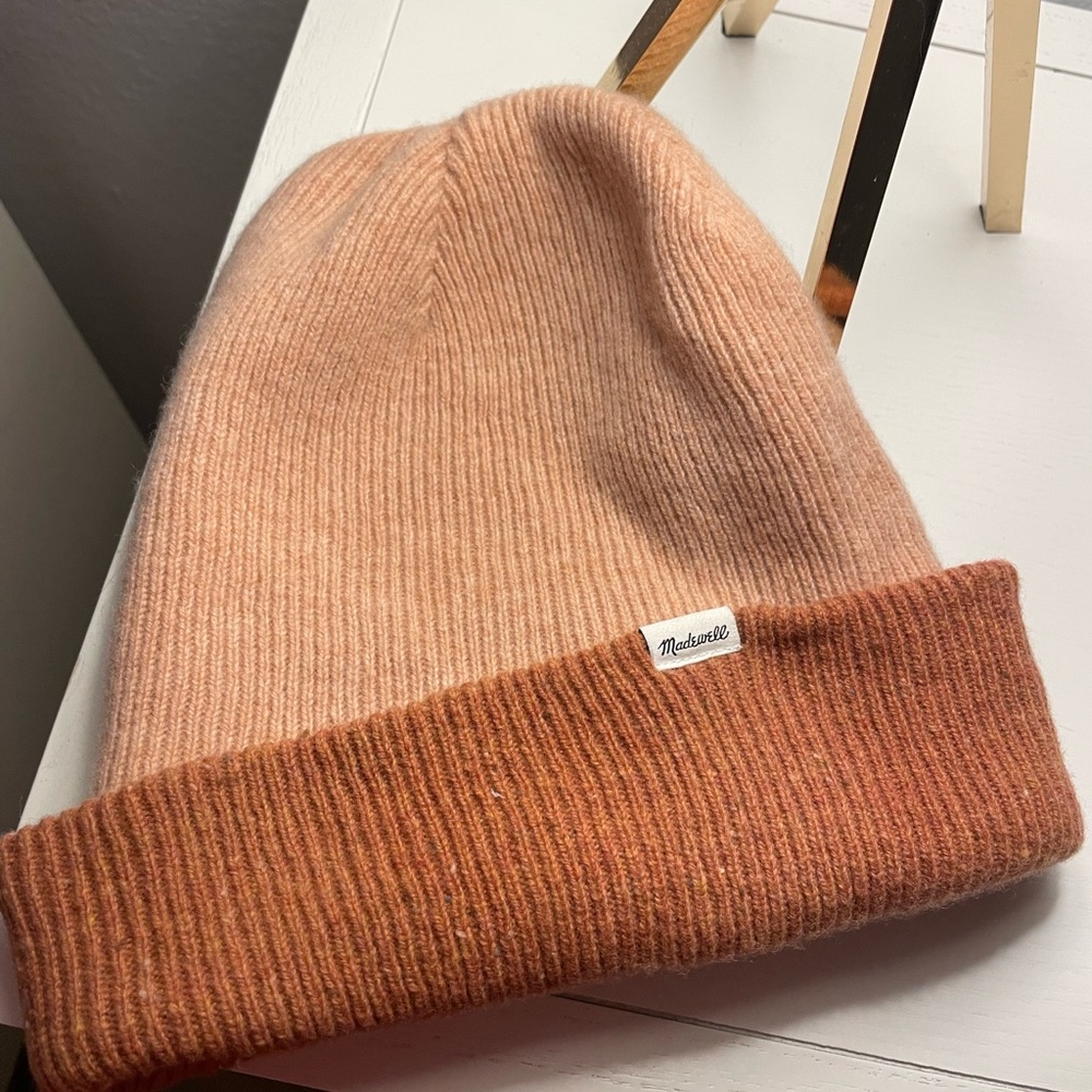 Madewell Orange/Pink Beanie